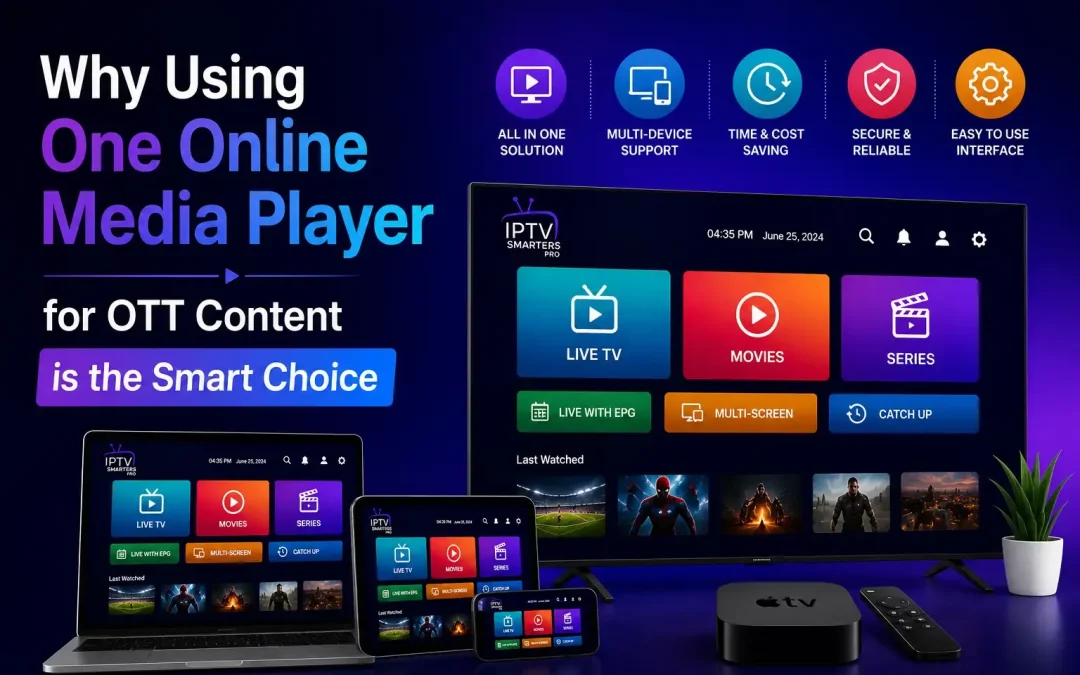 Why Using One Online Media Player for OTT Content is the Smart Choice