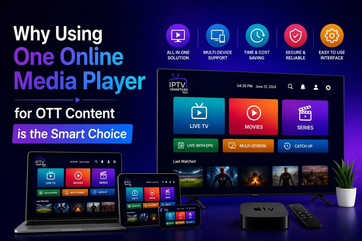 Smart Player Windows Smarters Pro : One Media Player for Seamless OTT Streaming